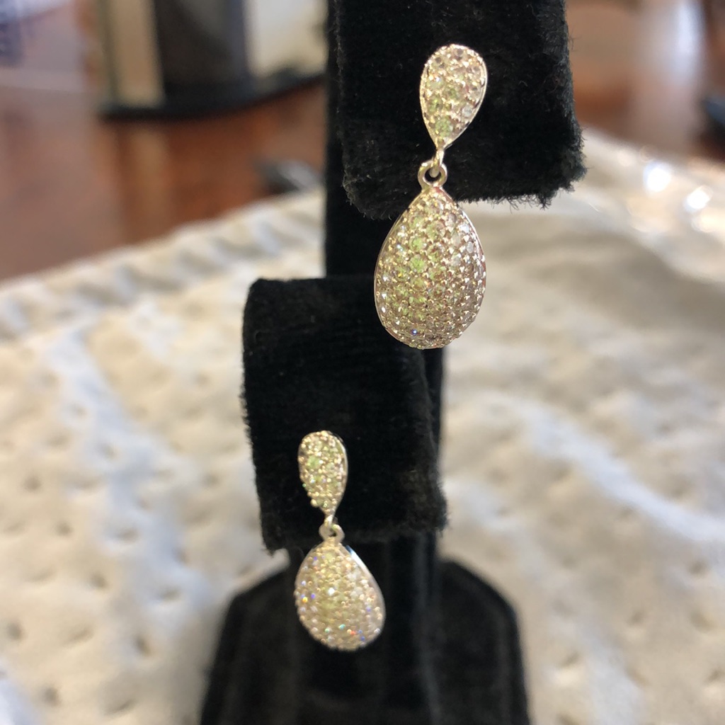 Cubic Zirconia Micro Pav Mini Teardrop-Boutique